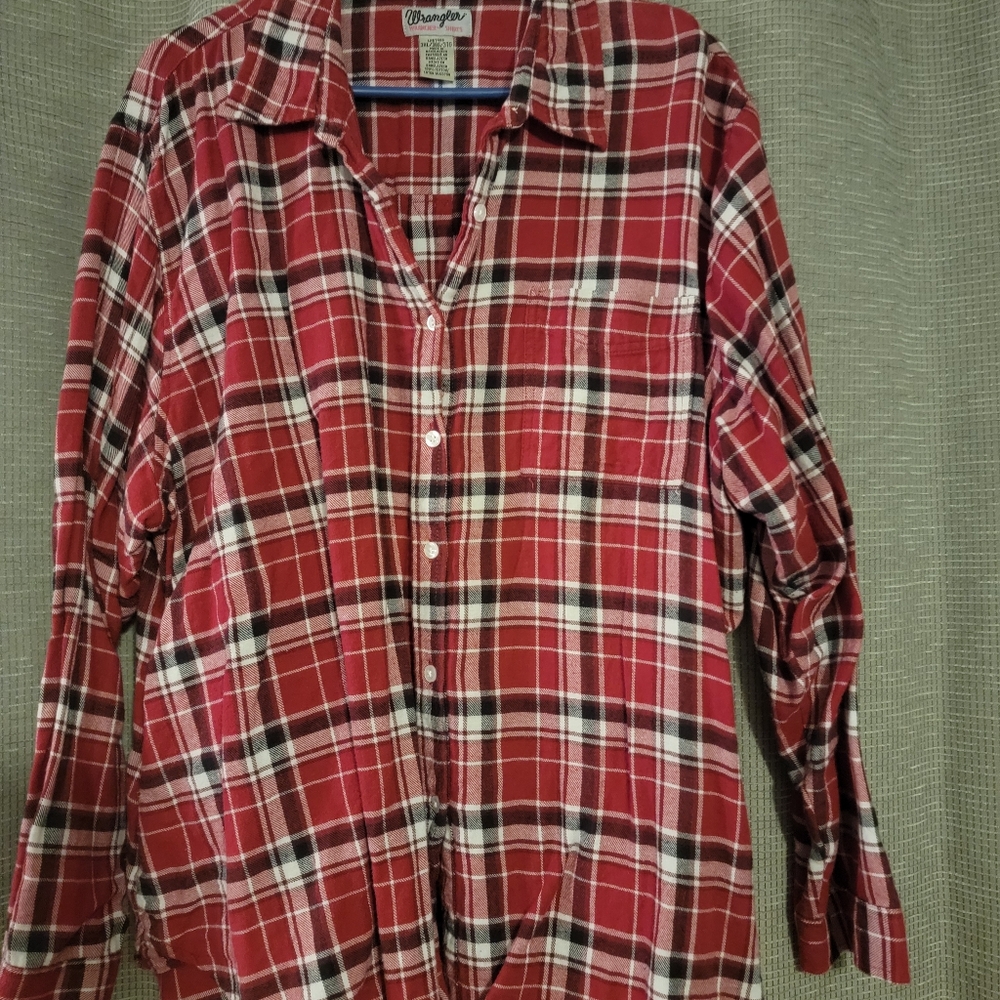 Women's Wrangler flannel shirt
